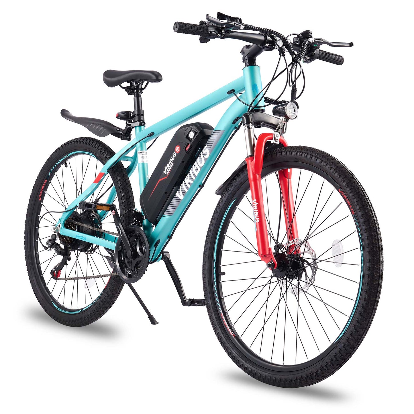 Viribus Panther Electric Mountain Bike 500W Motor, 50-Mile Range