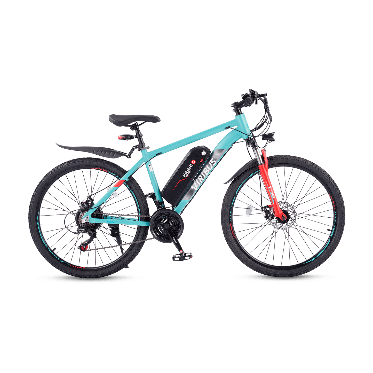 Viribus Panther Electric Mountain Bike 500W Motor, 50-Mile Range