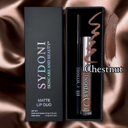 SYDONI Chestnut Matte Lip Combo Duo
