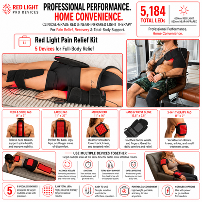 Full Body Red Light Therapy Kit | 4 Devices