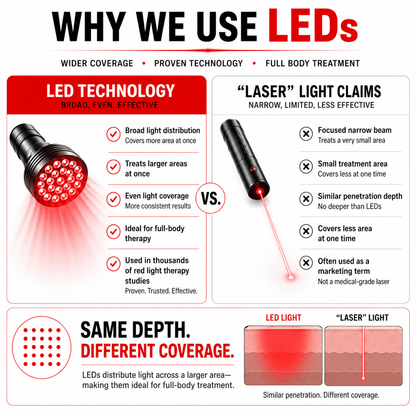 Red LED Torch Light | Red Light Pro Devices