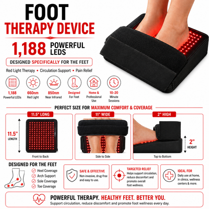 Red Light Therapy Kit for Feet | 3 Devices
