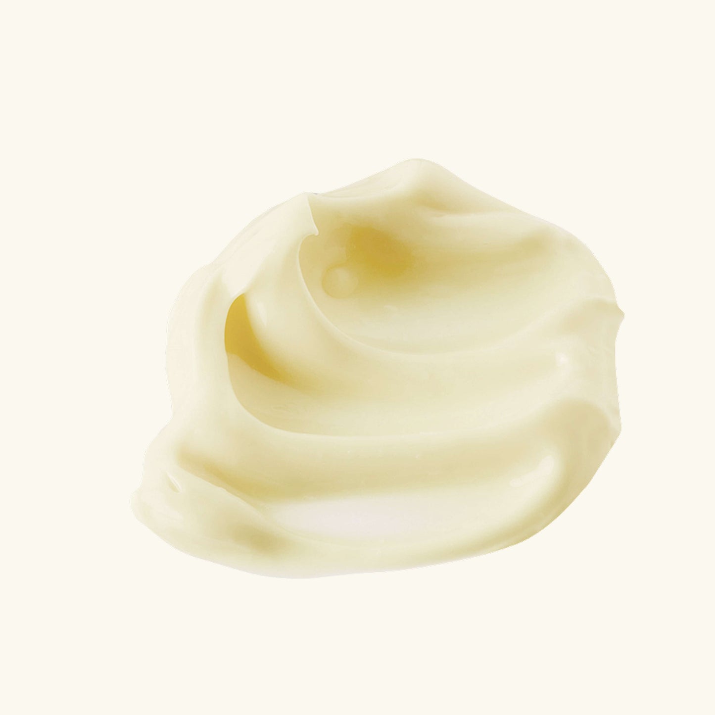 Creamy texture on a white background