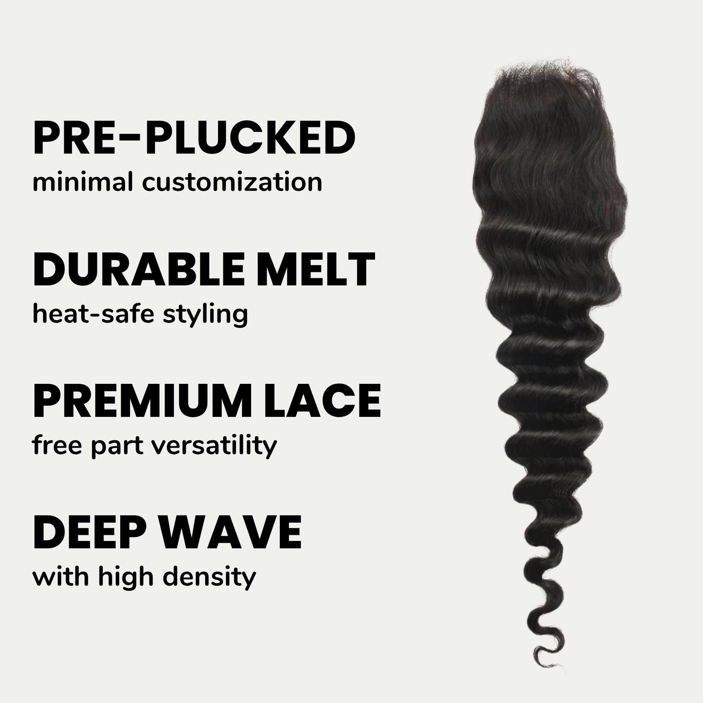 Deep Wave 2x6 HD Lace Closure