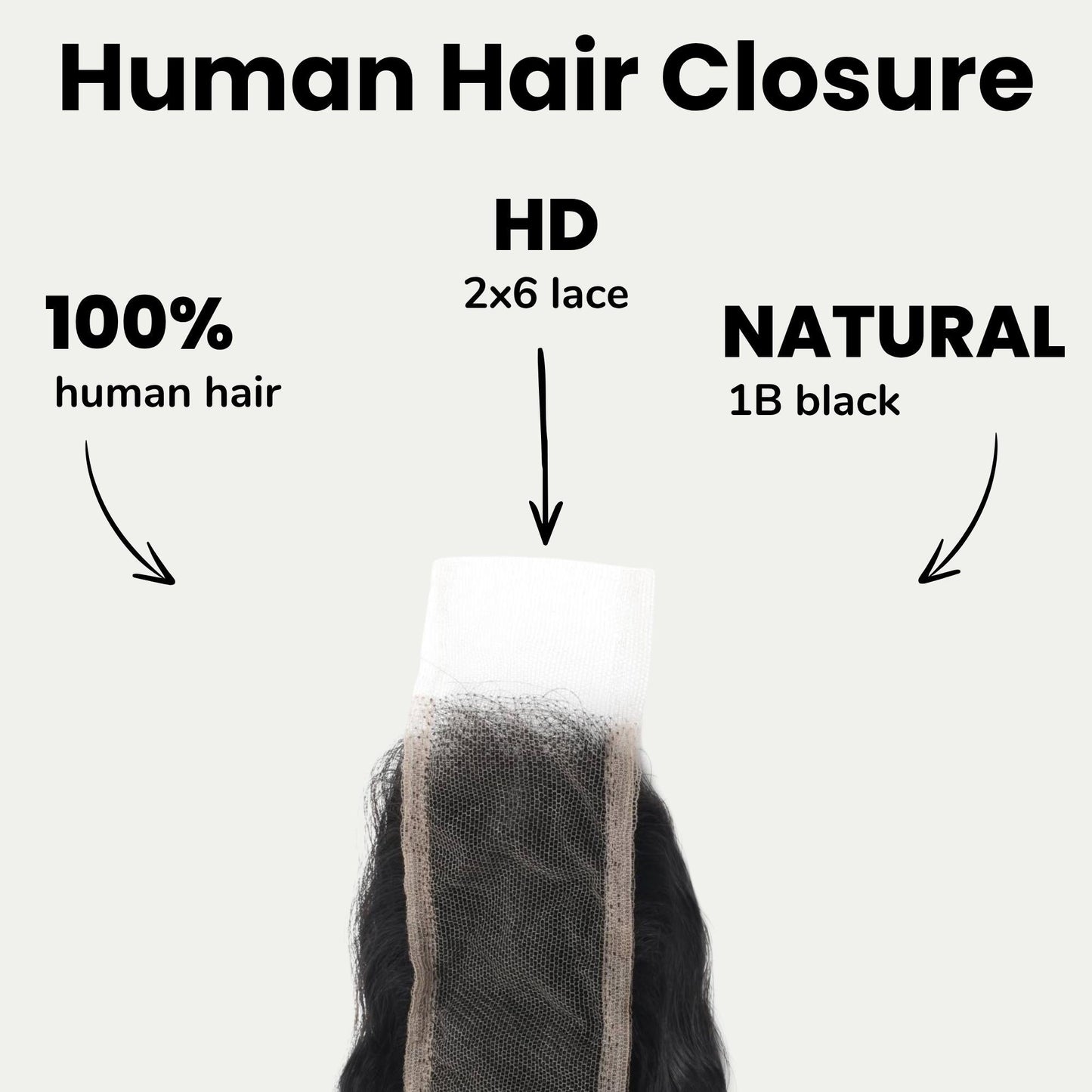 Deep Wave 2x6 HD Lace Closure