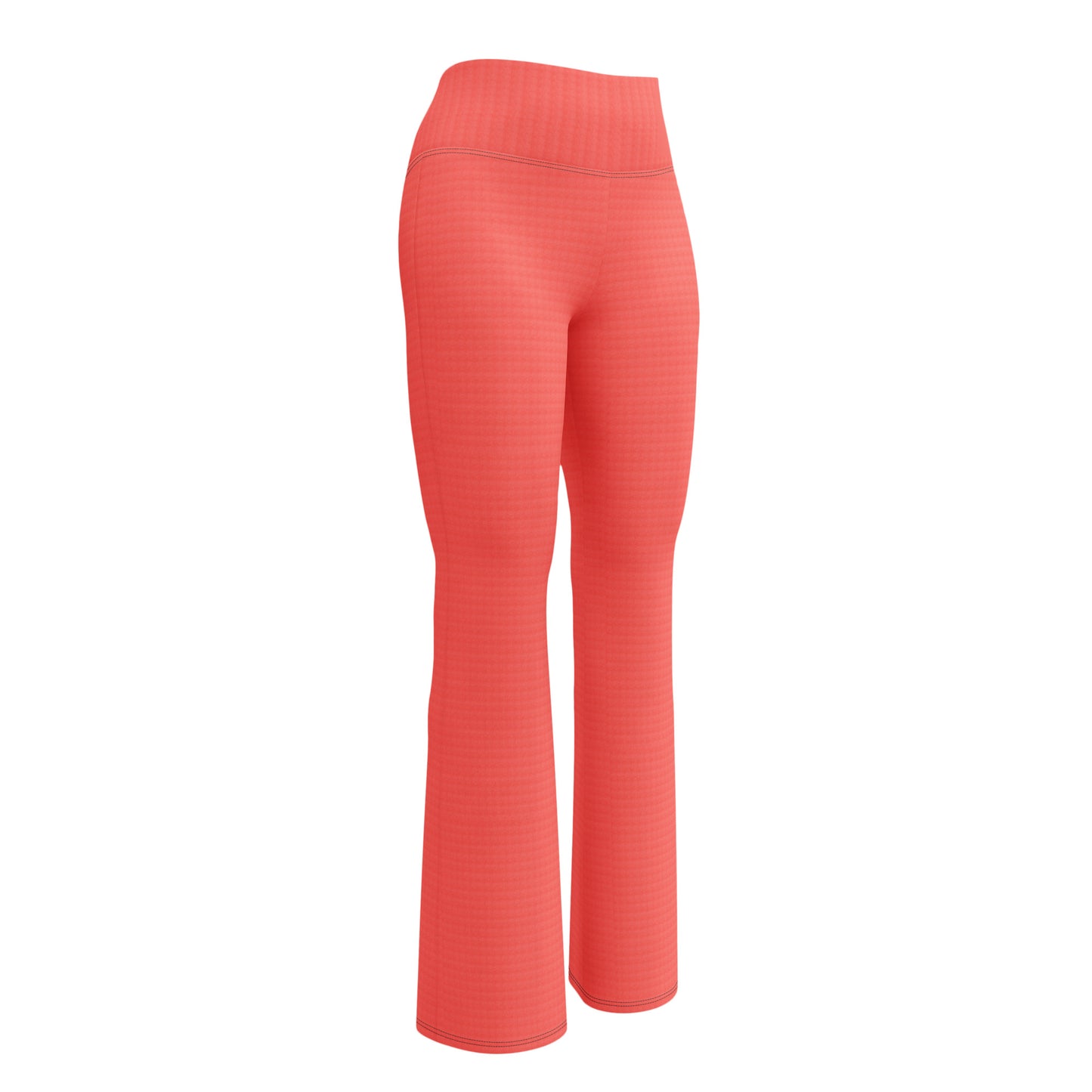 Red leggings on a white background