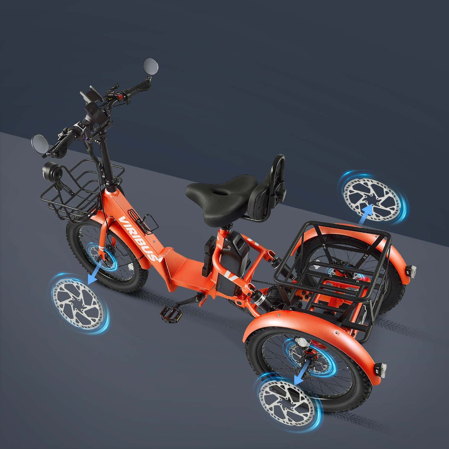 Folding Electric Tricycle, FC1 | Viribus