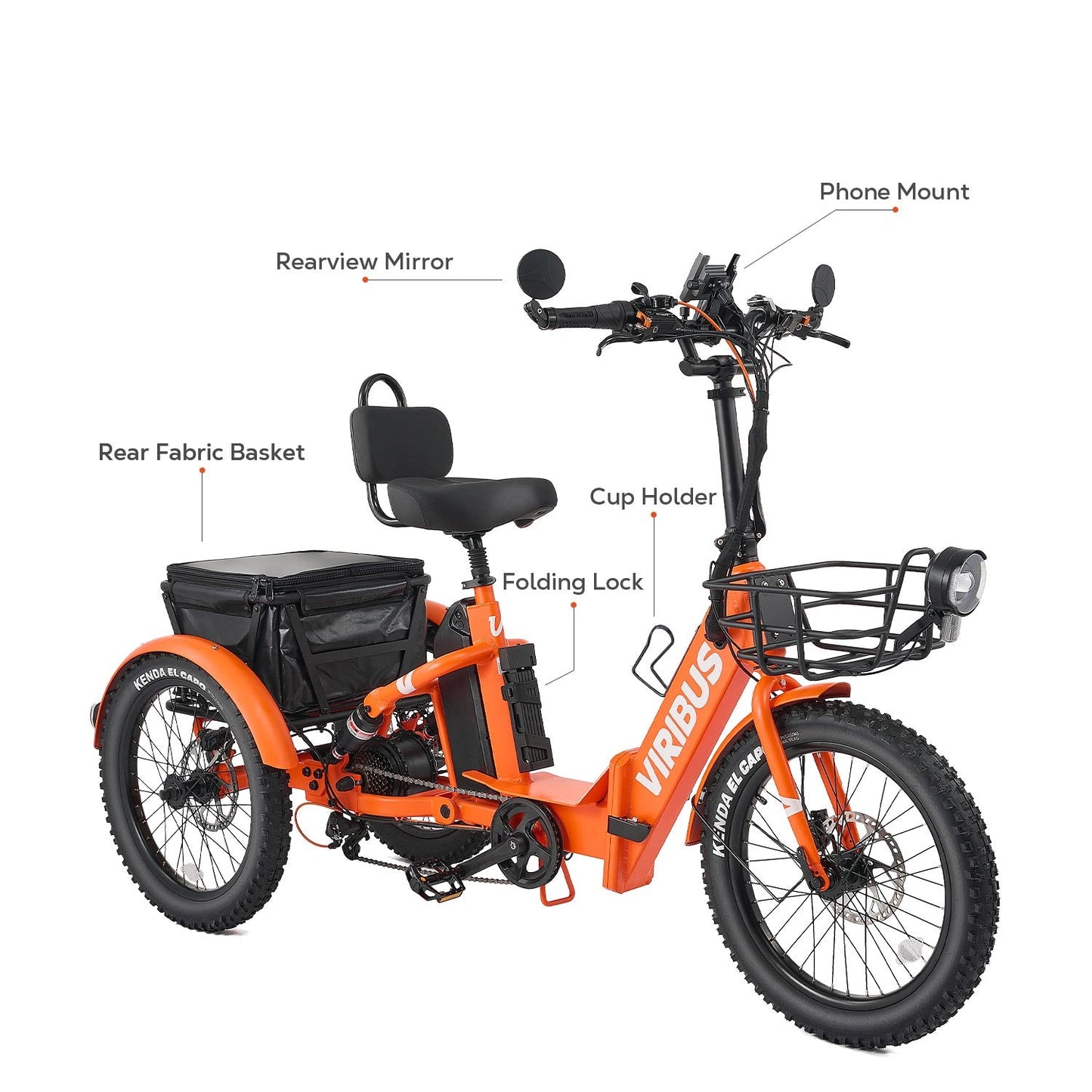Folding Electric Tricycle, FC1 | Viribus
