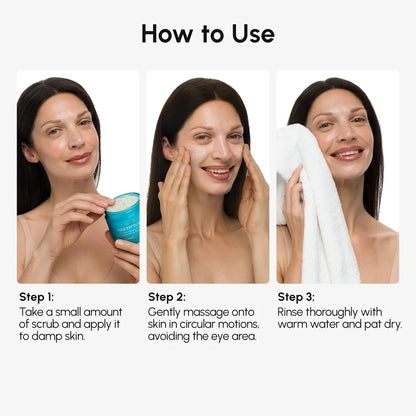 Face Exfoliation Scrub with Collagen & Glycolic Acid