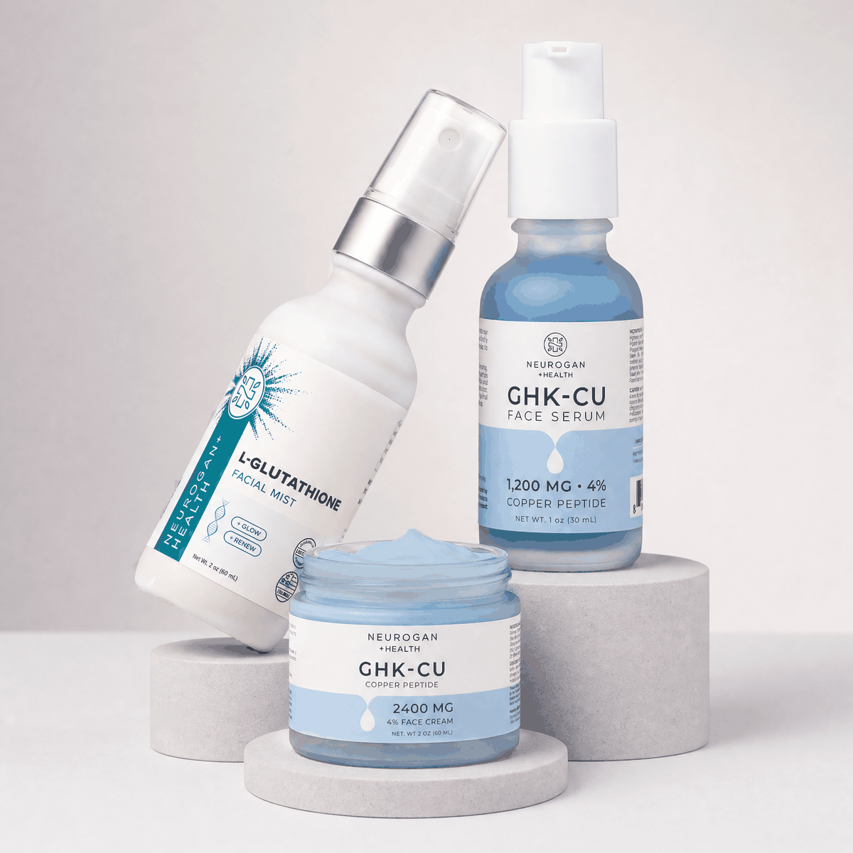 GHK-CU + L-Glutathione Skincare Bundle