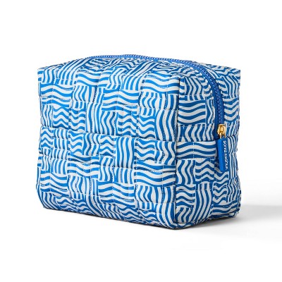 Sonia Kashuk Makeup Bag, Blue Wave Pattern
