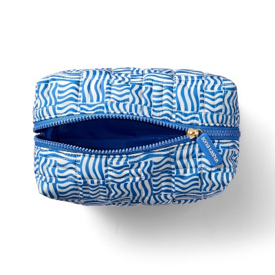 Sonia Kashuk Makeup Bag, Blue Wave Pattern