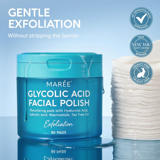 Glycolic Acid Exfoliating Pads | 80
