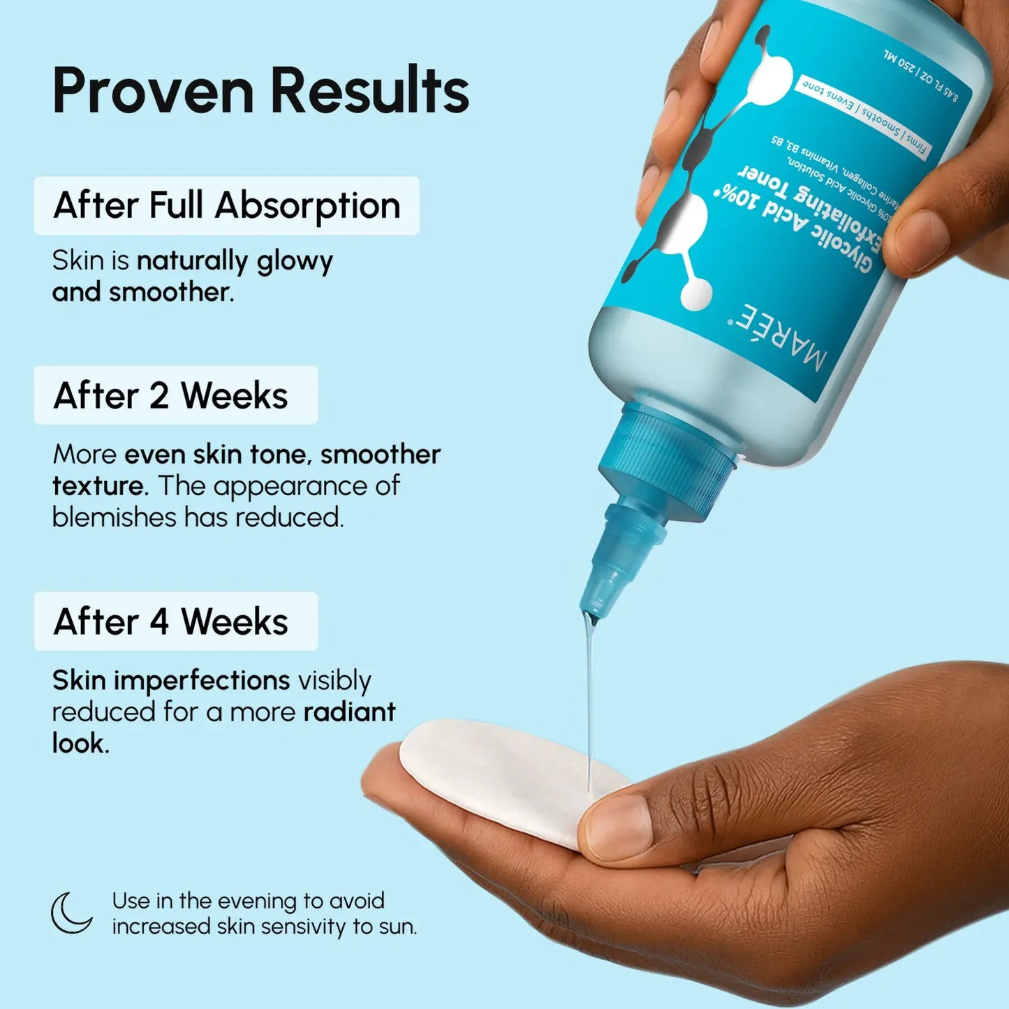 Glow Boost Glycolic Face Toner | Marée®