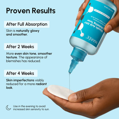 Glow Boost Glycolic Face Toner | Marée®