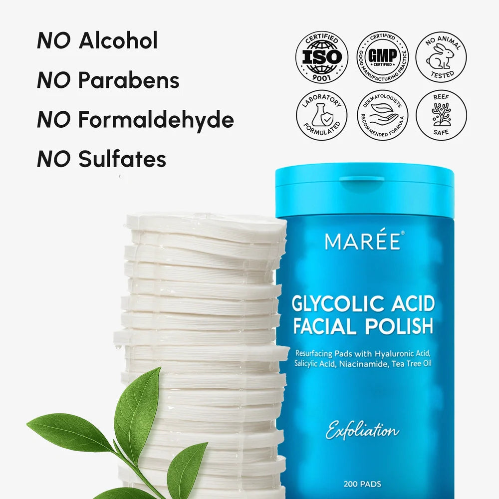 Glycolic Acid Exfoliating Pads | 200