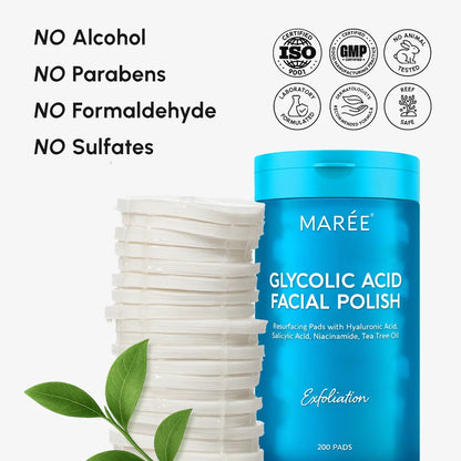 Glycolic Acid Exfoliating Pads | 200