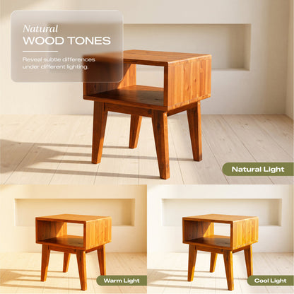 Serena Solid Wood Nightstand