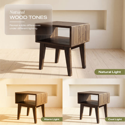 Serena Solid Wood Nightstand