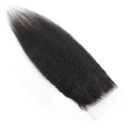 Kinky Straight 5x5 HD Lace Human Hair Closure