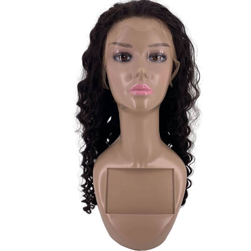 Deep Wave 13x4 HD Lace Front, 1B | 100% Human Hair Wig