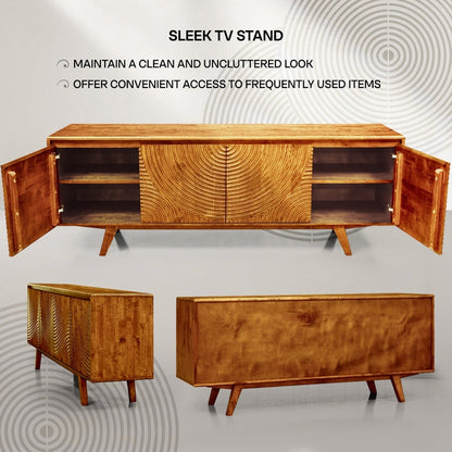 Harmony Wood TV Stand
