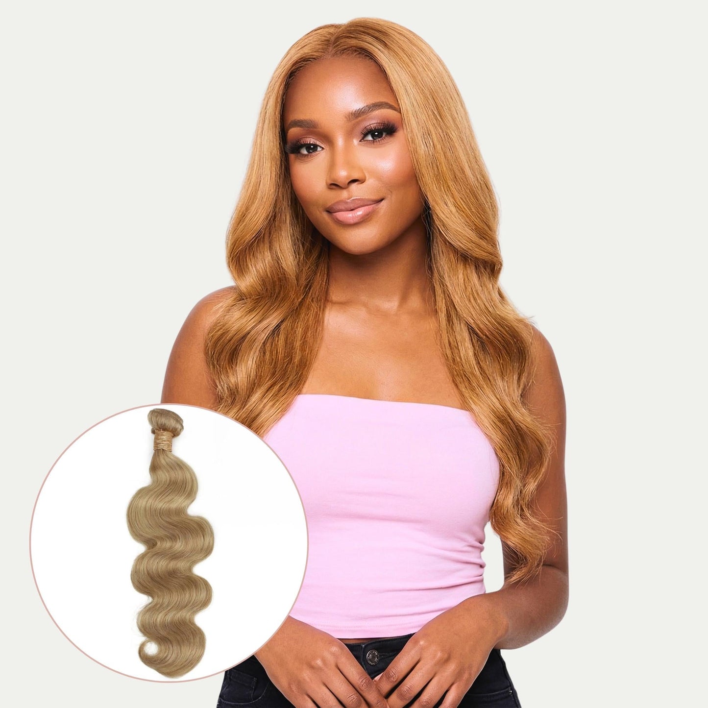 #27 Honey Blonde Body Wave Hair Bundles