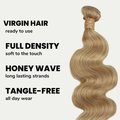 #27 Honey Blonde Body Wave Hair Bundles