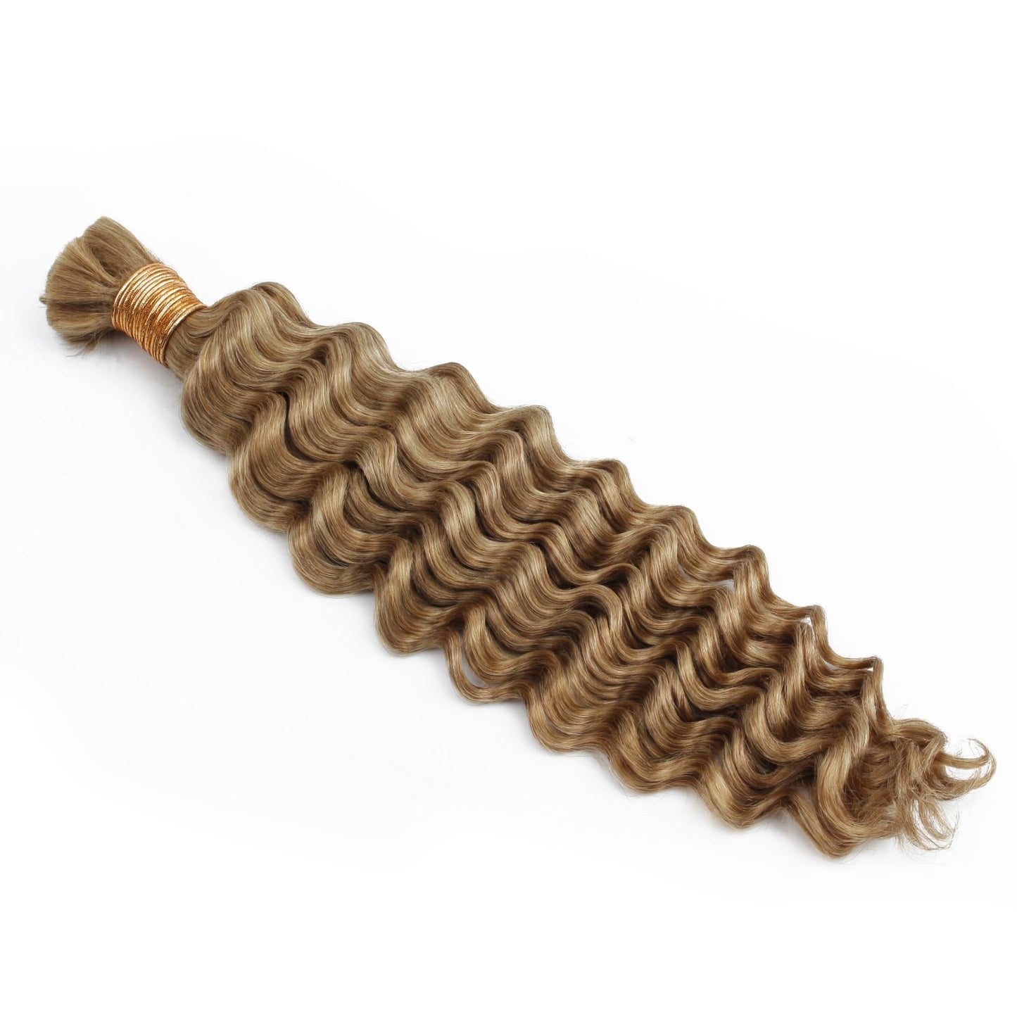 #27 Honey Blonde Deep Wave Bulk Braiding Hair