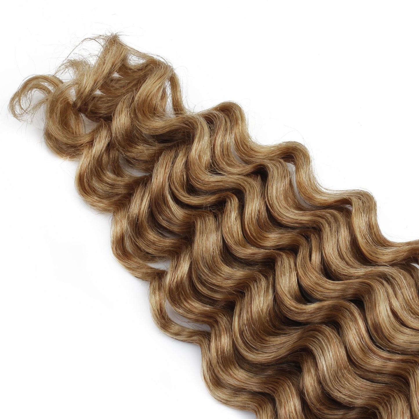 #27 Honey Blonde Deep Wave Bulk Braiding Hair