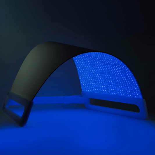 The Lumara Illuminate Blue Light Panel Supports Blemish Prone Skin