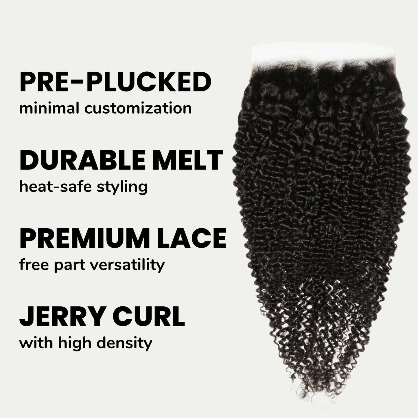 Jerry Curl 7x7 HD Lace Closure