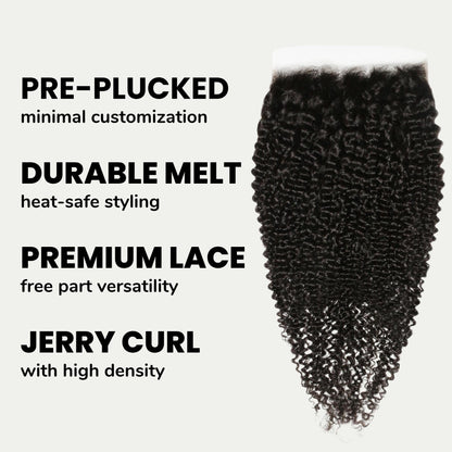 Jerry Curl 7x7 HD Lace Closure
