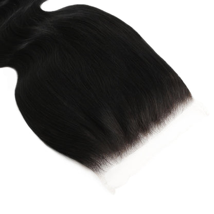 #1 Jet Black Body Wave 6x6 HD Lace Closure