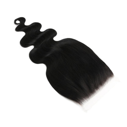 #1 Jet Black Body Wave 6x6 HD Lace Closure