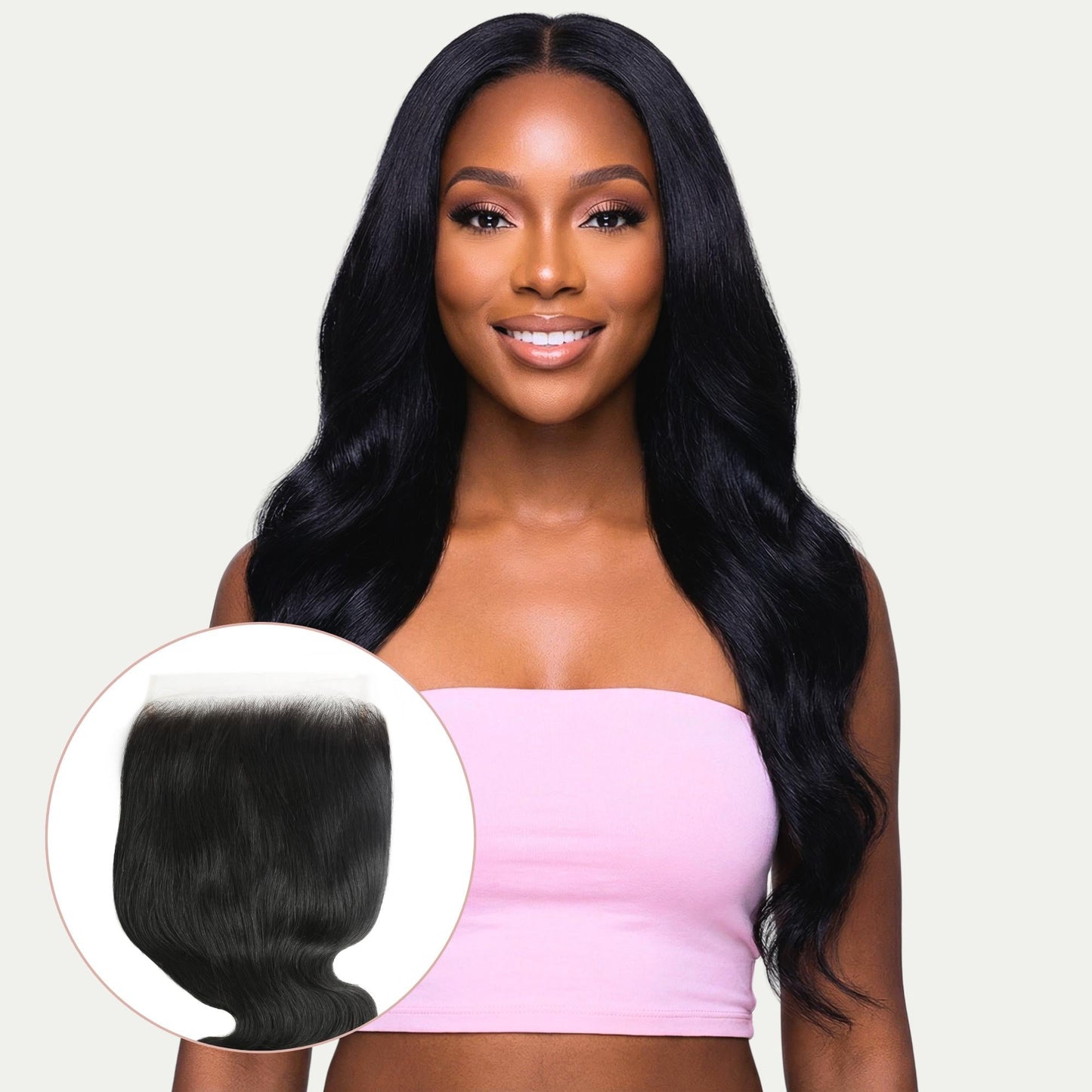 #1 Jet Black Body Wave 7x7 HD Lace Closure