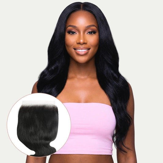 #1 Jet Black Body Wave 7x7 HD Lace Closure