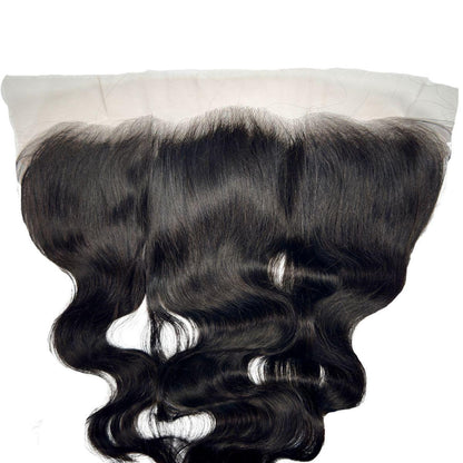 Jet Black Body Wave 13x4 HD Lace Human Hair Frontal