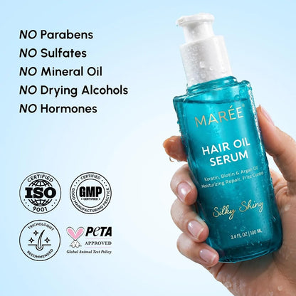 Keratin Oil Serum for Dry & Damaged Hair