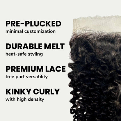 Textured Curly 7x7 HD Lace Closure