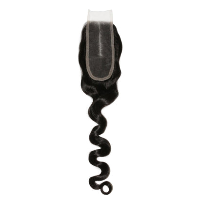 Loose Wave 2x6 Transparent Lace Human Hair Closure
