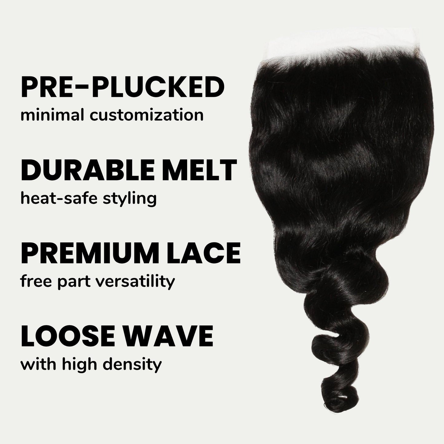 Loose Wave 7x7 HD Lace Hair Closure