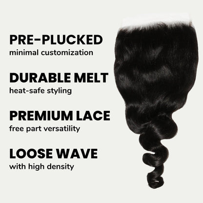 Loose Wave 7x7 HD Lace Hair Closure