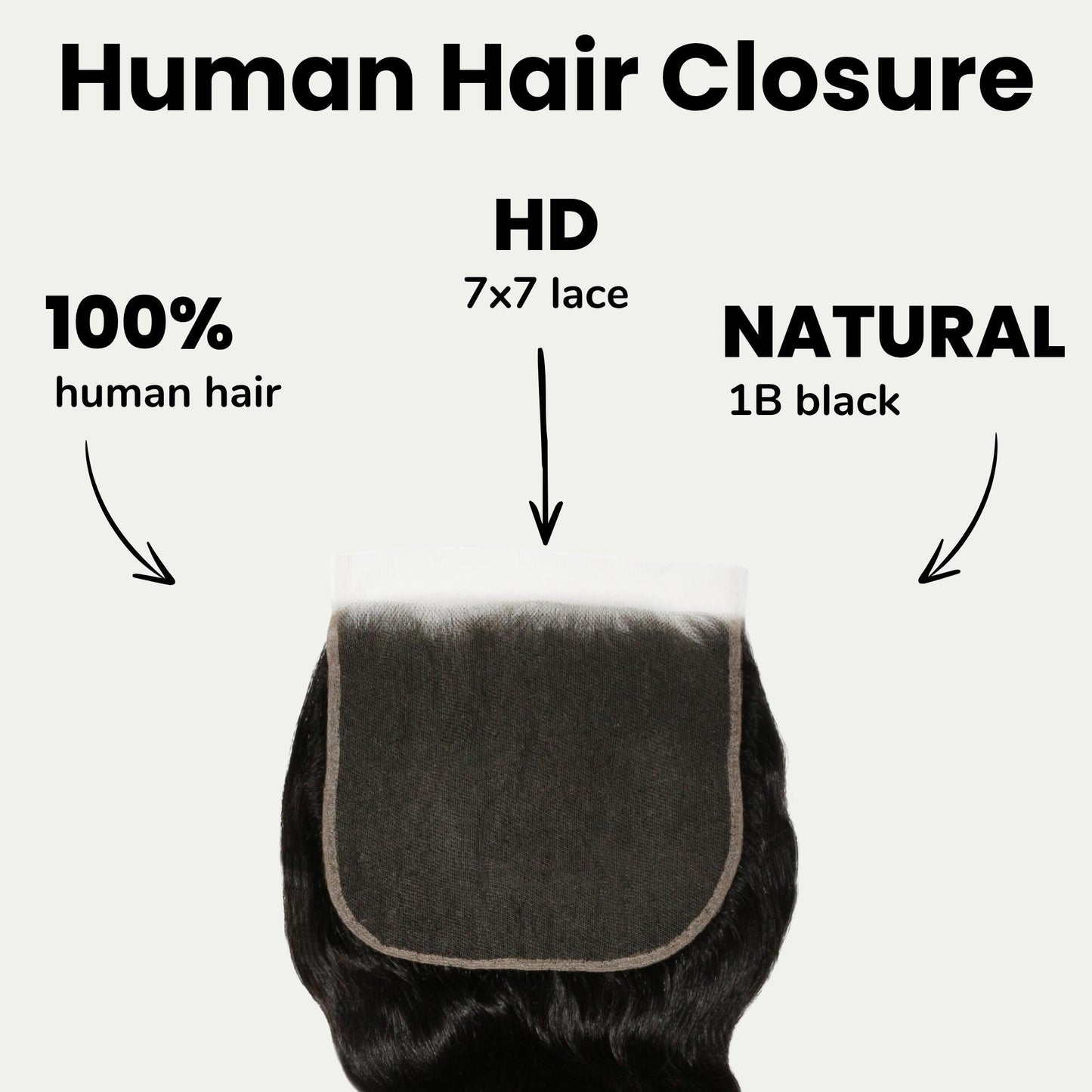 Loose Wave 7x7 HD Lace Hair Closure