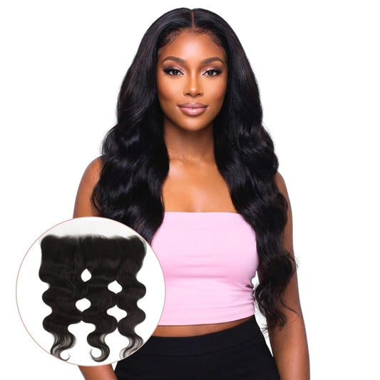 Malaysian Body Wave 13x4 Transparent Lace Hair Frontal