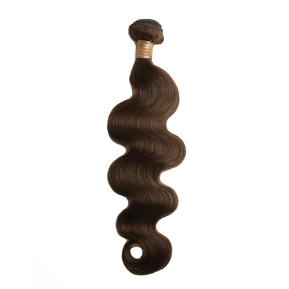 #4 Medium Brown Body Wave Hair Bundles
