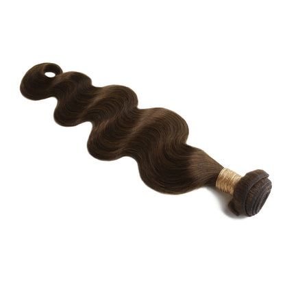 #4 Medium Brown Body Wave Hair Bundles