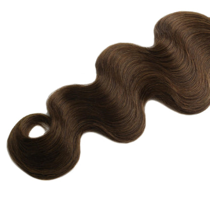 #4 Medium Brown Body Wave Hair Bundles