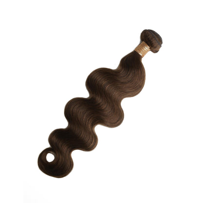 #4 Medium Brown Body Wave Hair Bundles