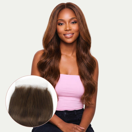 #4 Medium Brown Body Wave 5x5 HD Lace Closure